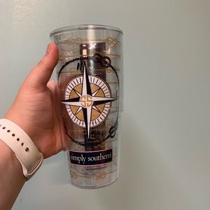 compas tervis hot/cold tumblr, no lid.